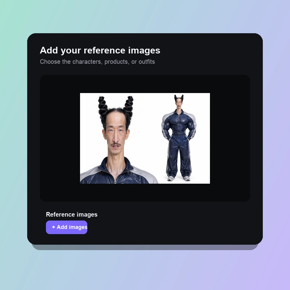 Add your reference images